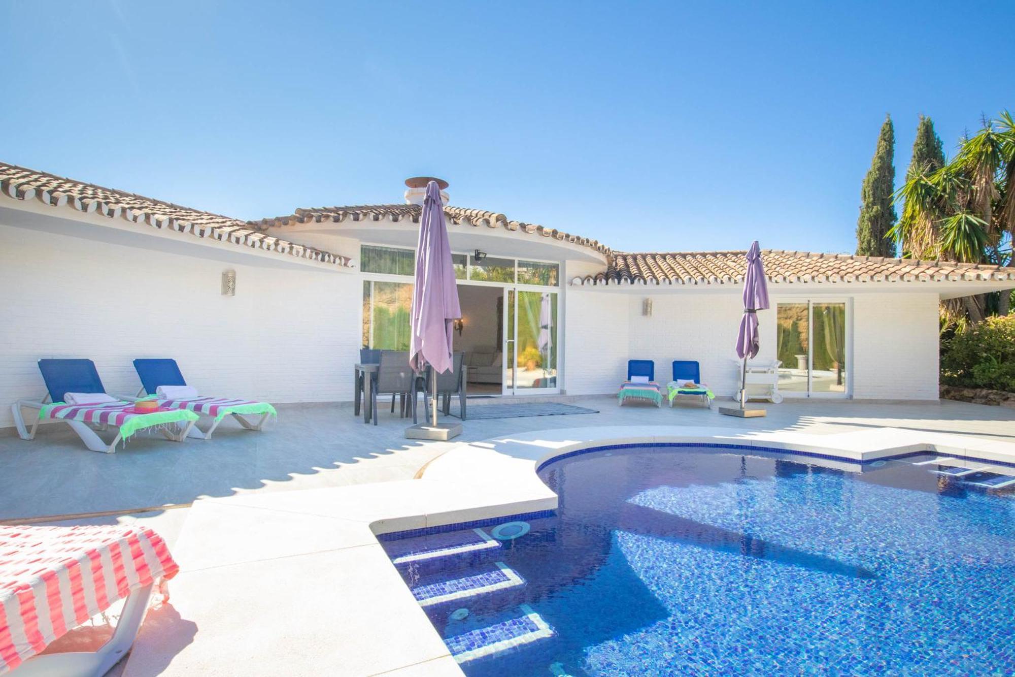 Pool Villa Rancho Domingo Family Friendly - Happy Rentals Benalmadena Exterior photo