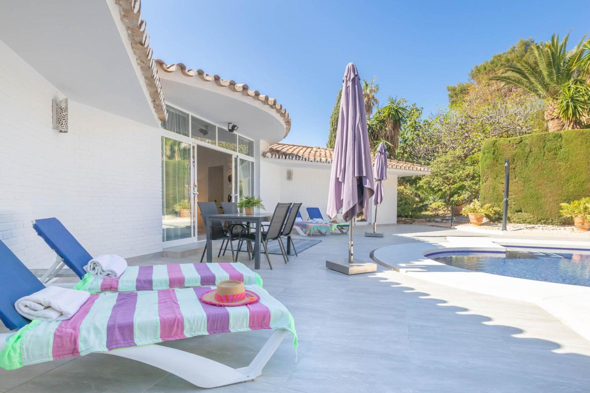 Pool Villa Rancho Domingo Family Friendly - Happy Rentals Benalmadena Exterior photo